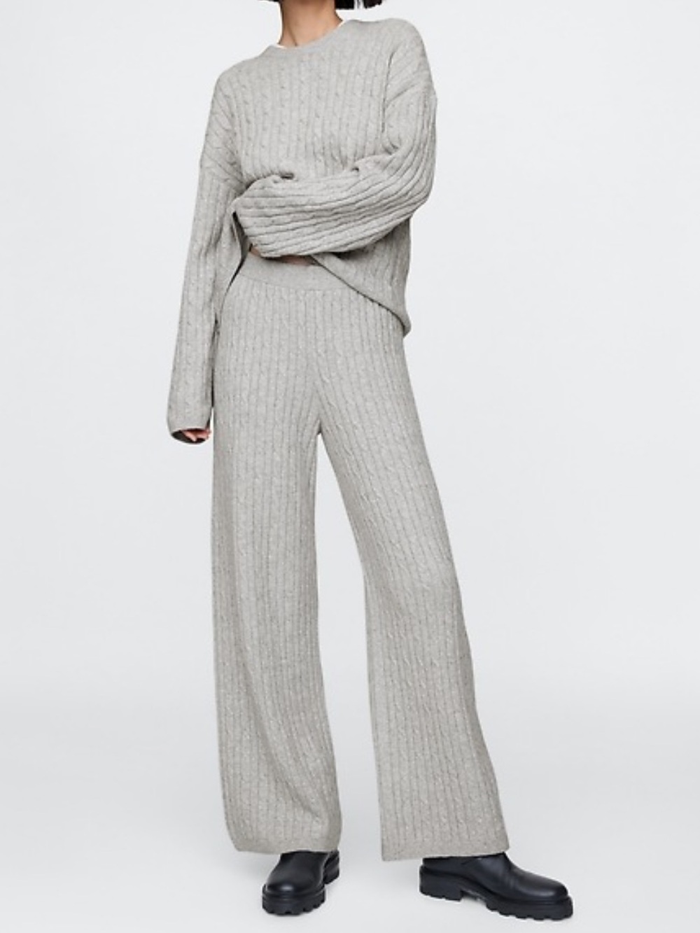 GAP CashSoft Cable Knit Set
